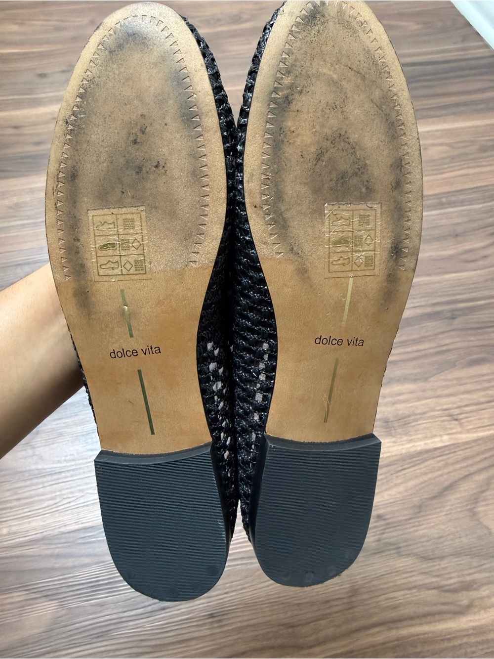 Dolce Vita Carin Raffia Ballet Flats - Picture 3 of 4